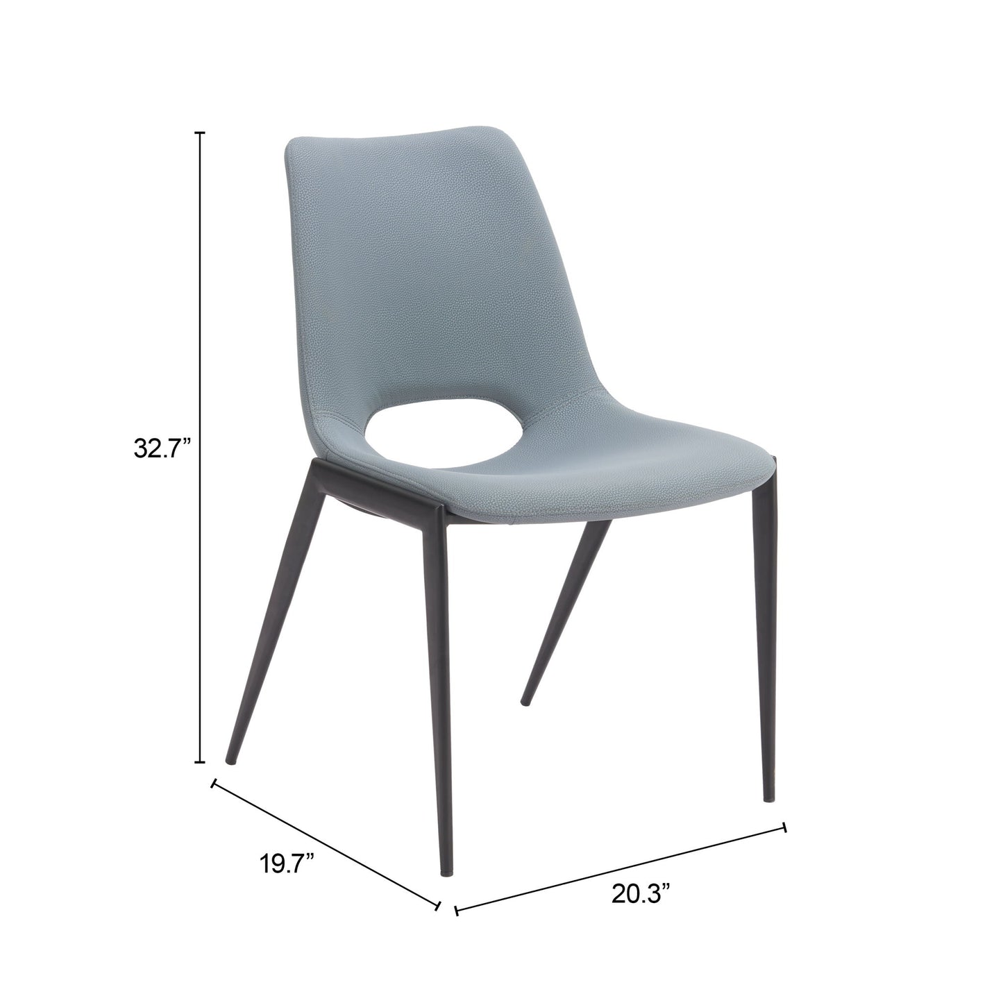 Desi - Armless Dining Chair (Set of 2)