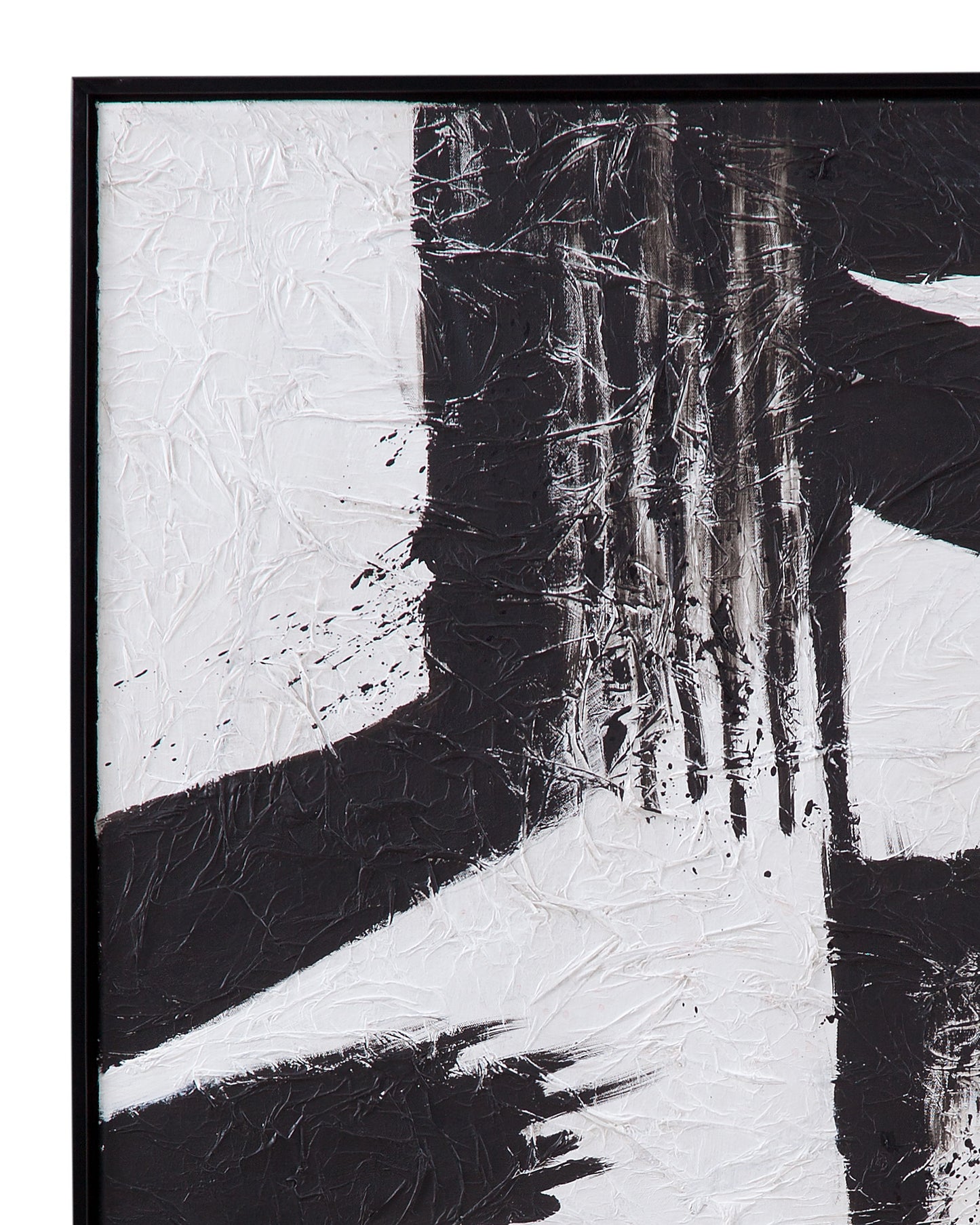 Black And White Canvas Art S22 (Set of 2) - Black