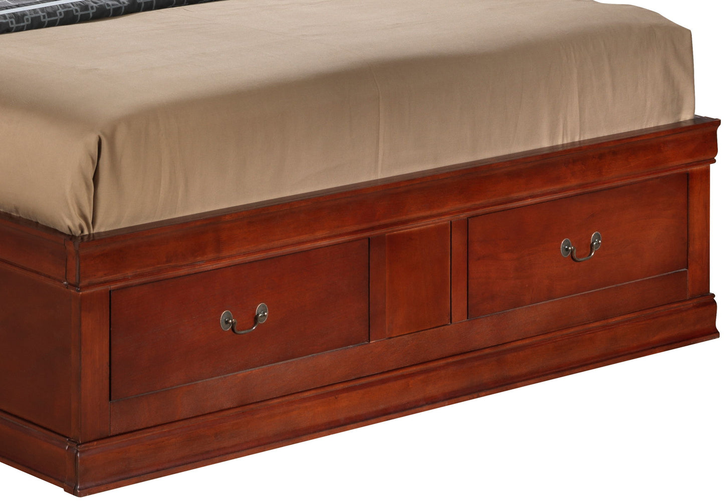 Glory Furniture - Louis Phillipe - Bookcase Storage Bed