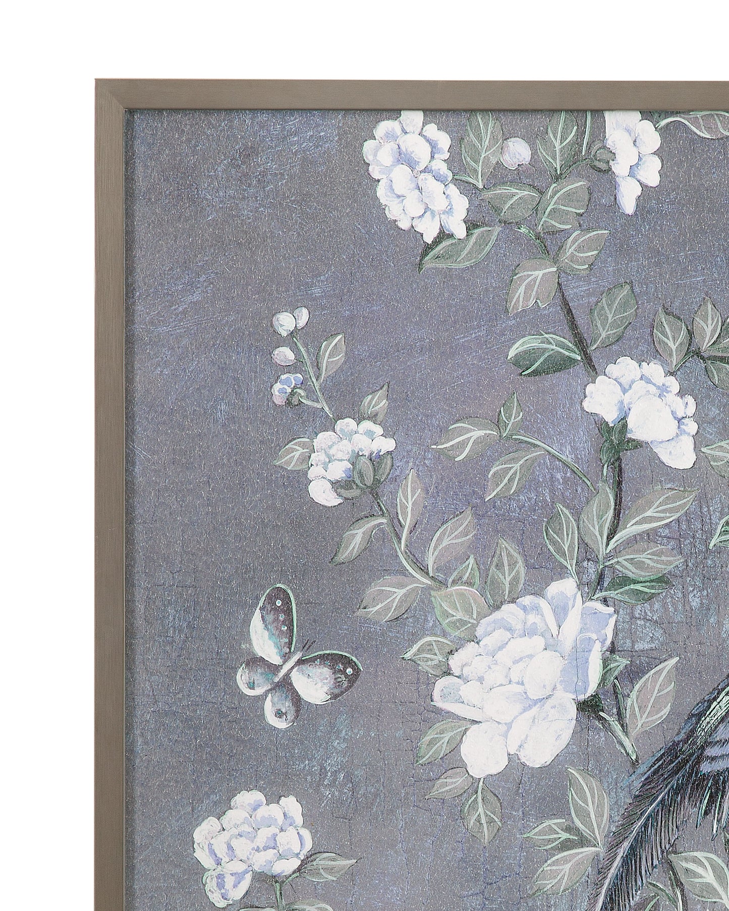 Birds & Blooms Framed Print (Set of 2) - Blue