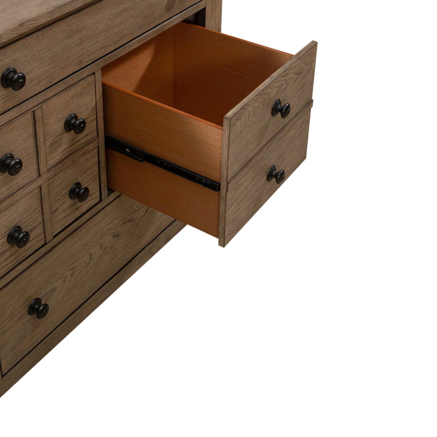 Grandpas Cabin - 7 Drawers Dresser - Light Brown