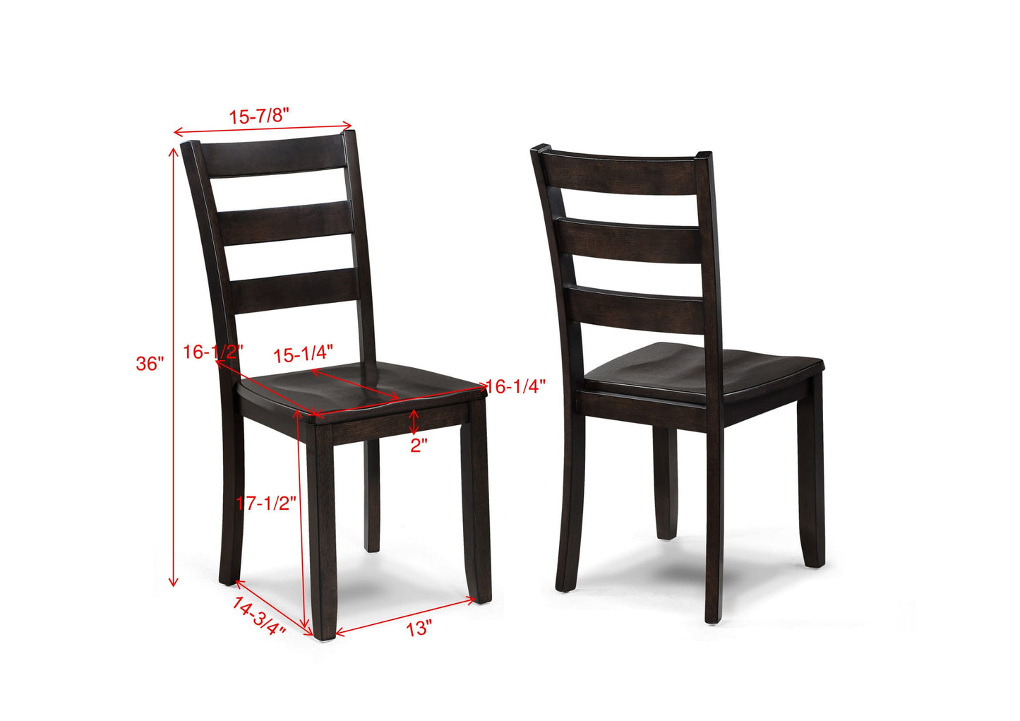 Durham - 5 Piece Dining Set - Espresso