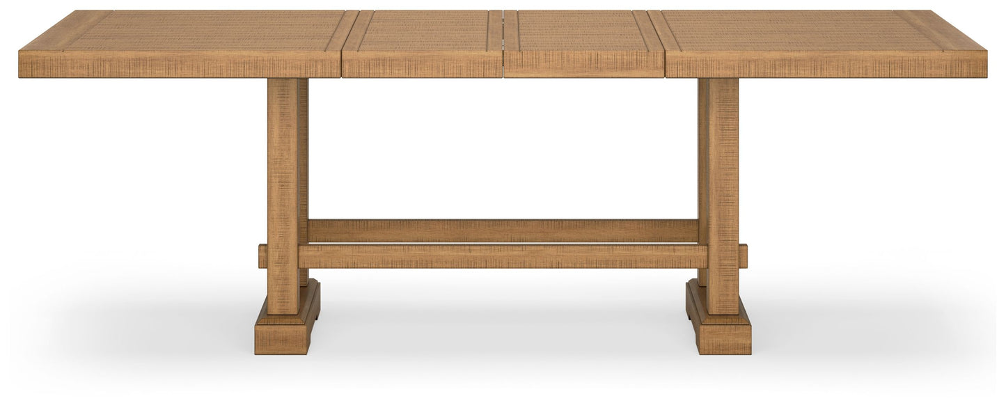 Havonplane - Rectangular Dining Room Counter Extension Table - Brown