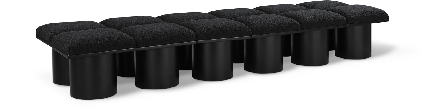 Pavilion - 12 Piece Modular Bench With Black Base