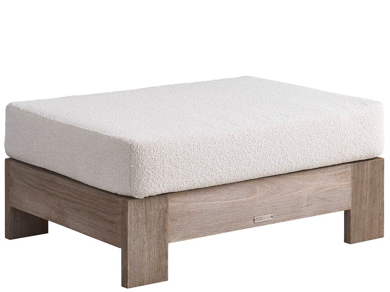 Coastal Living Outdoor / Saratoga - Ottoman - Light Brown