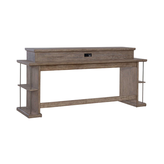 City Scape - Console Bar Table - Burnished Beige