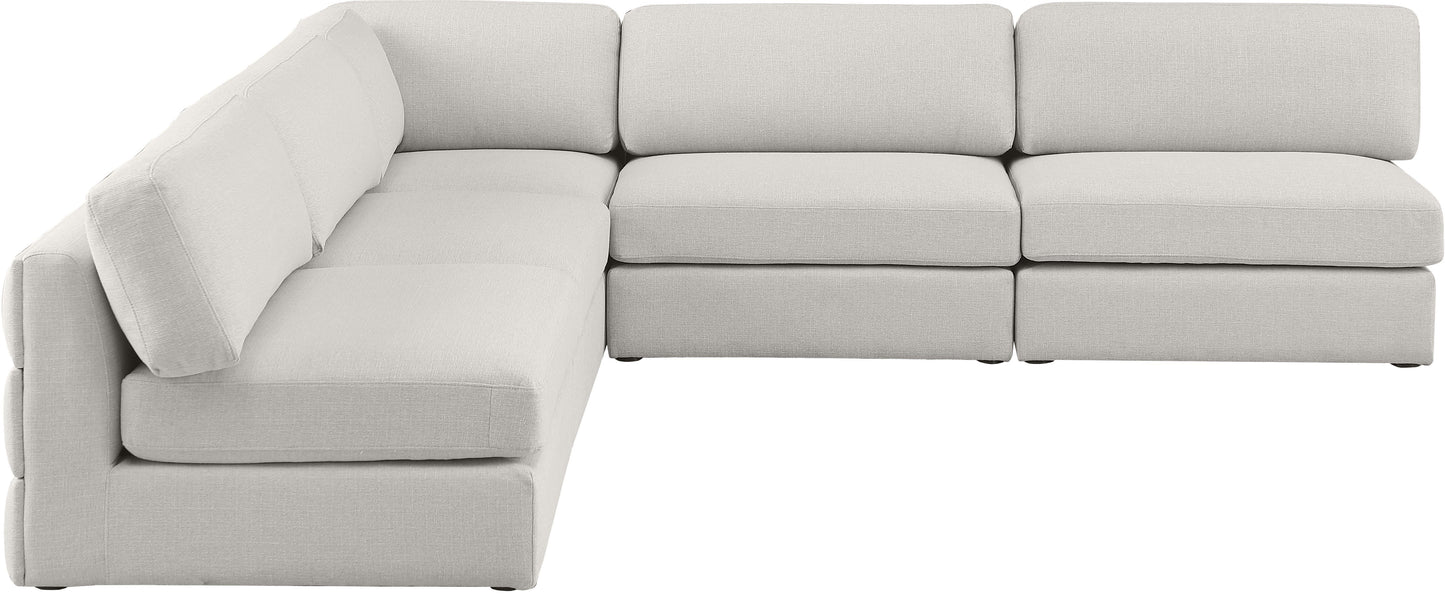 Beckham - Modular Sectional - Beige - Fabric