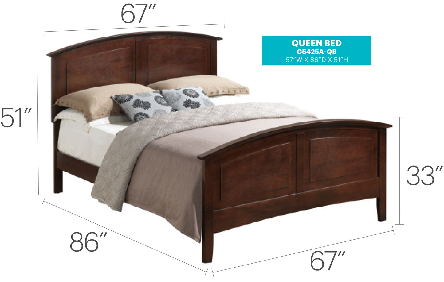 Glory Furniture - Hammond - Bed