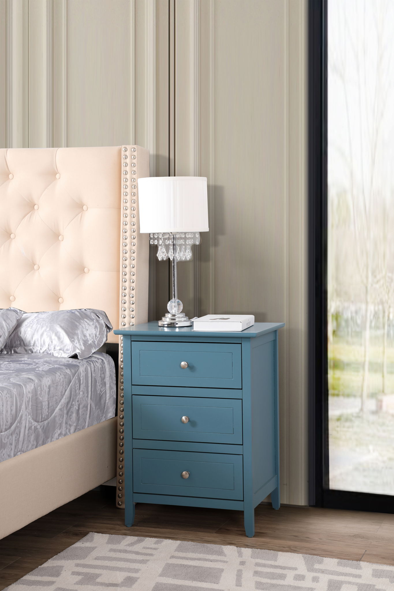 Glory Furniture - Daniel - 3 Drawer Nightstand