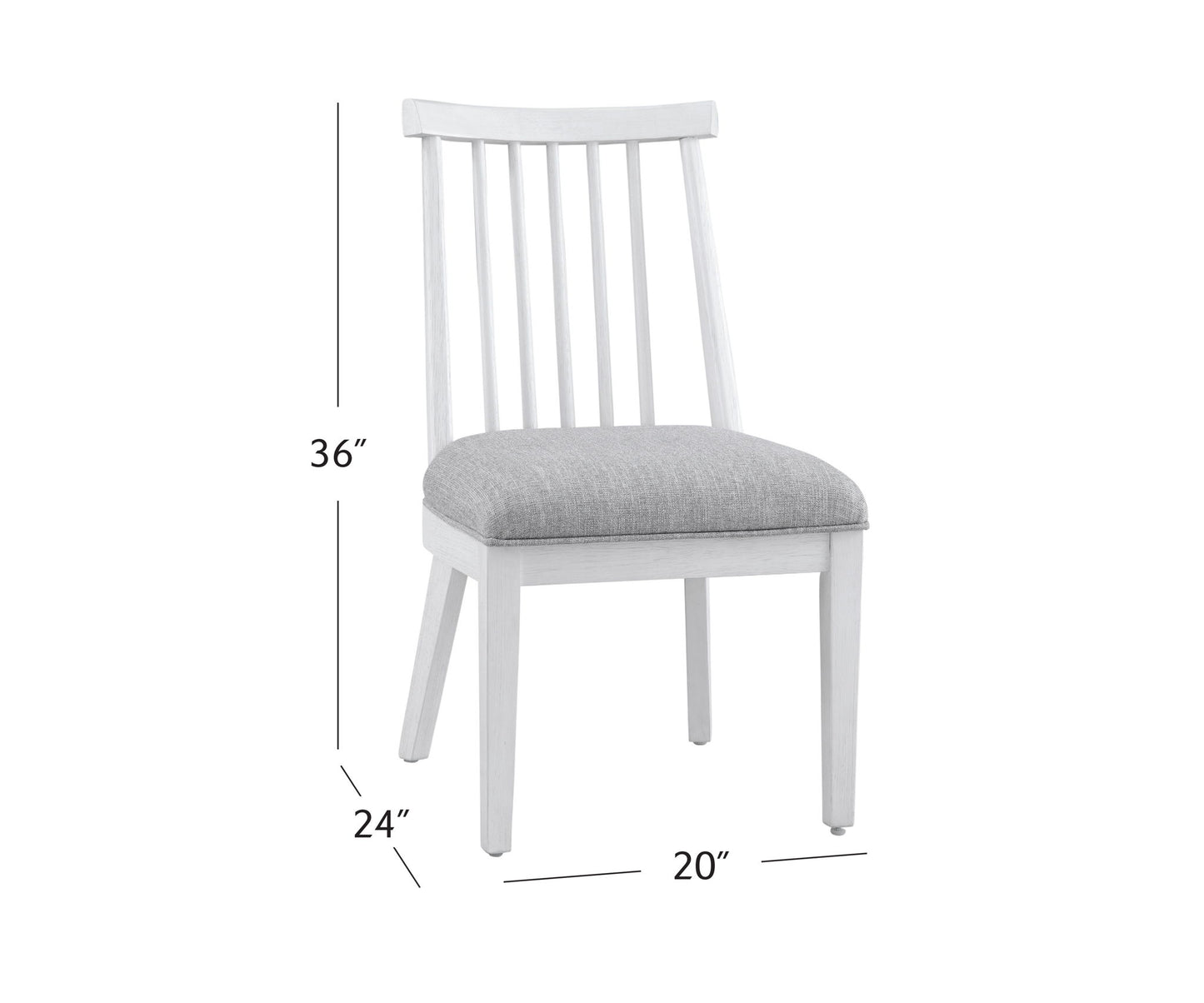 Nadine - Dining Chair (Set of 2) - White