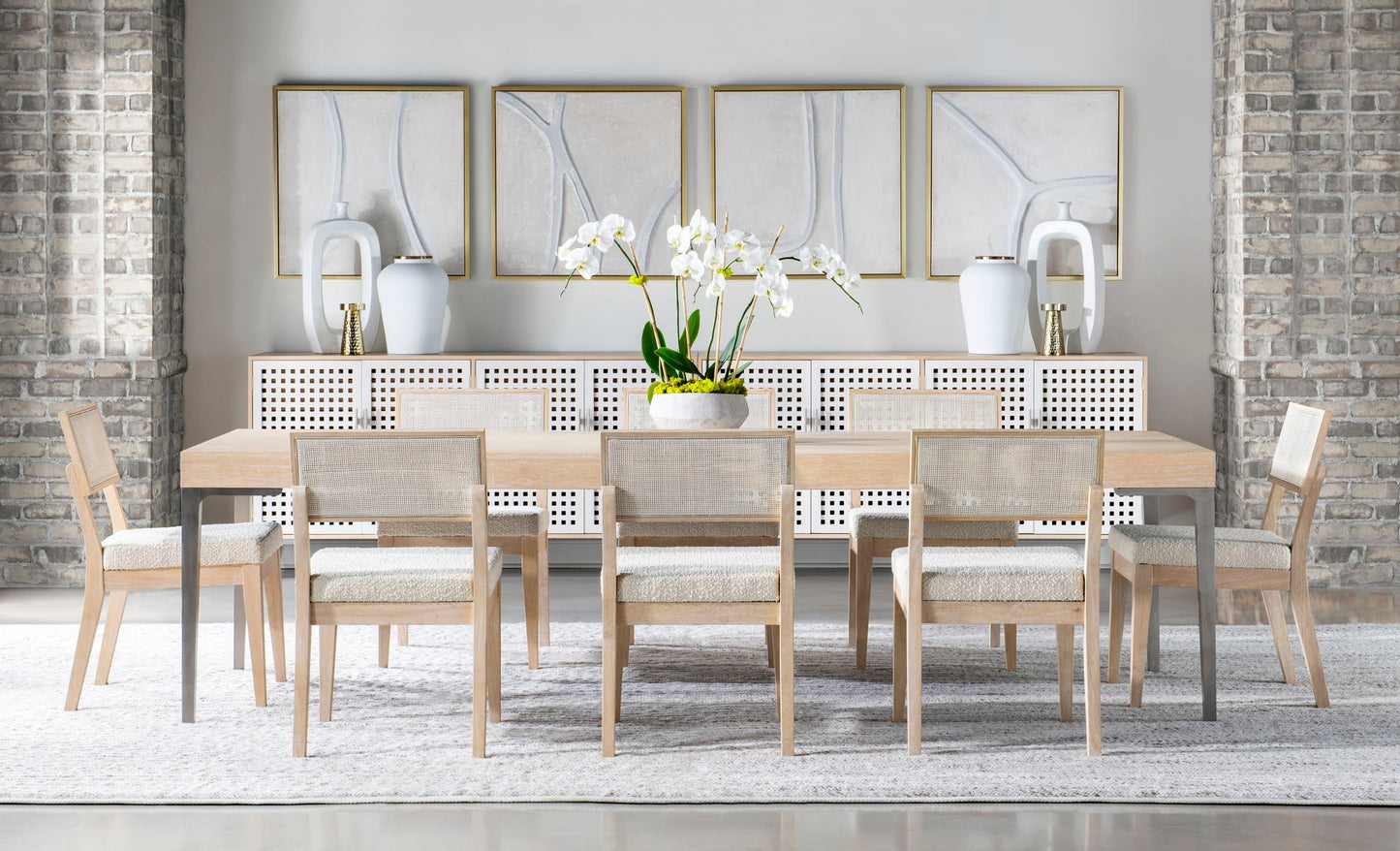 Biscayne - Woven Back Side Chair (Set of 2) - Beige