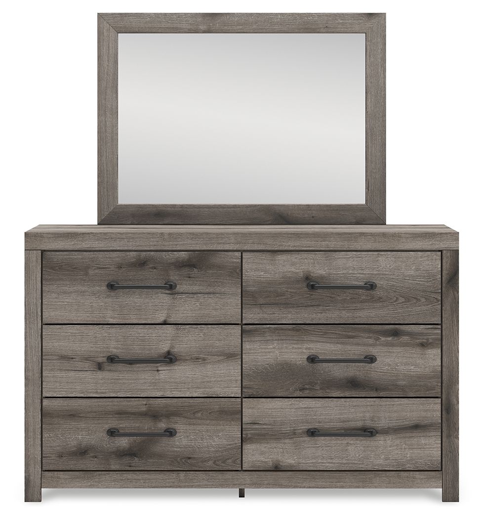 Graystorm - Dresser And Mirror - Brown Gray