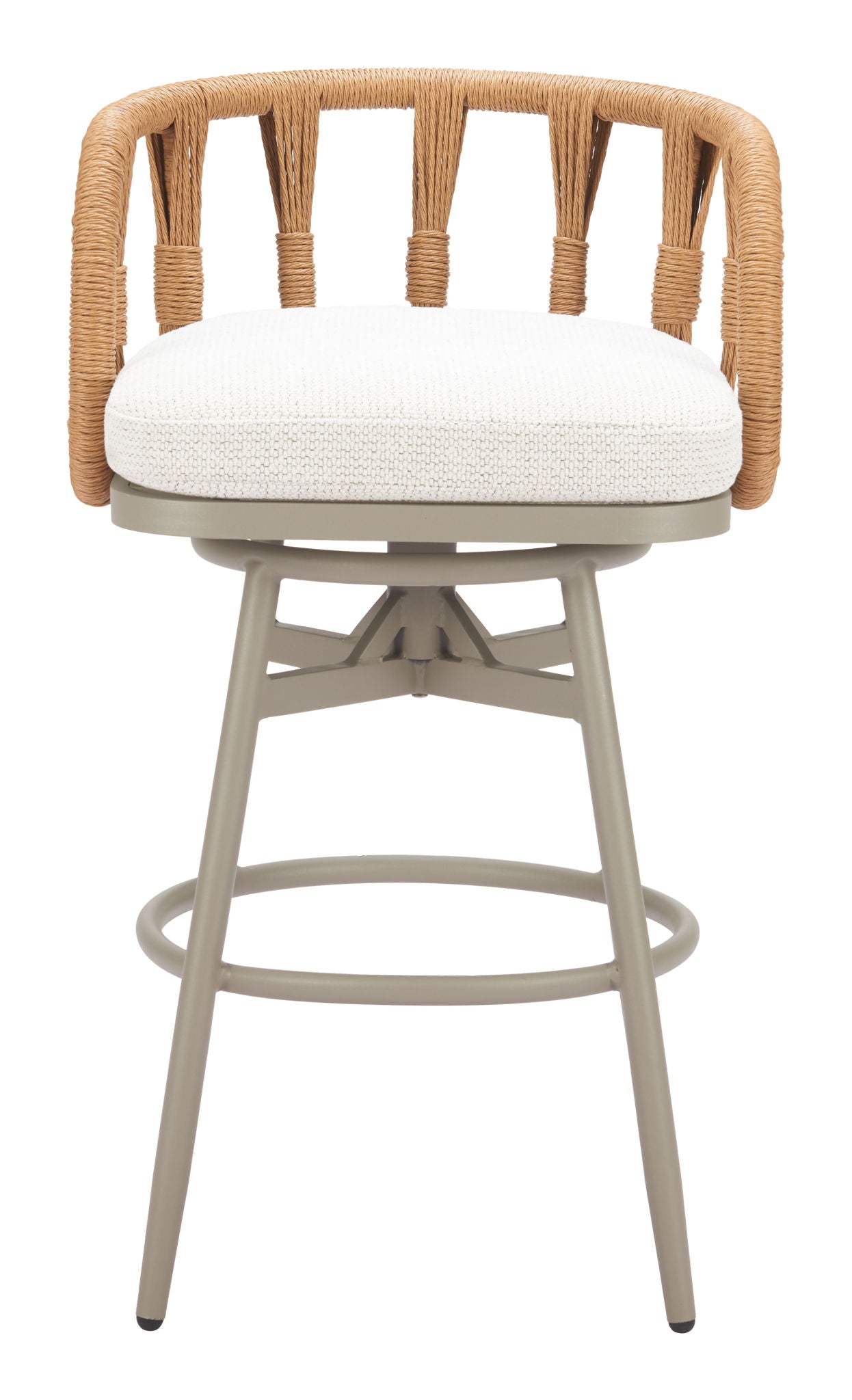 Safal - Outdoor Swivel Barstool - Multicolor