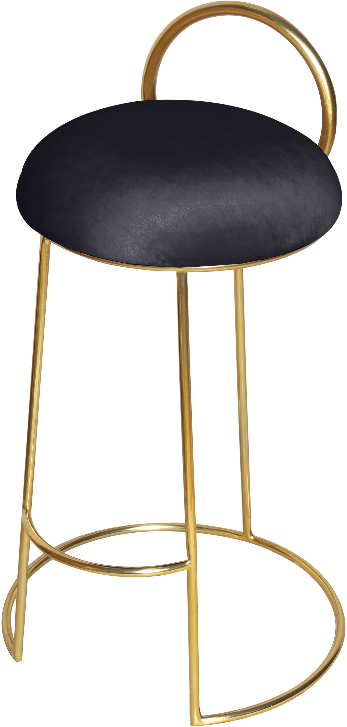 Ring - Counter Stool with Gold Legs