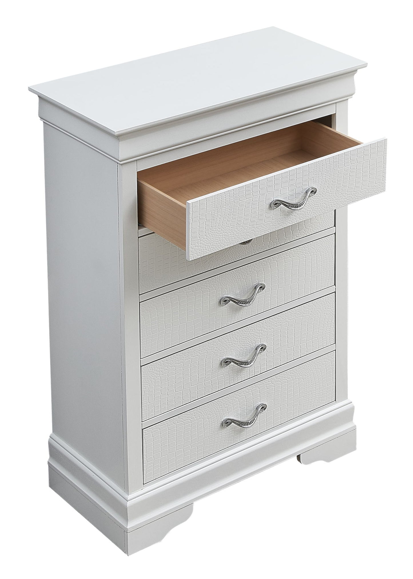 Lorana - 48" Chest - Silver Champagne
