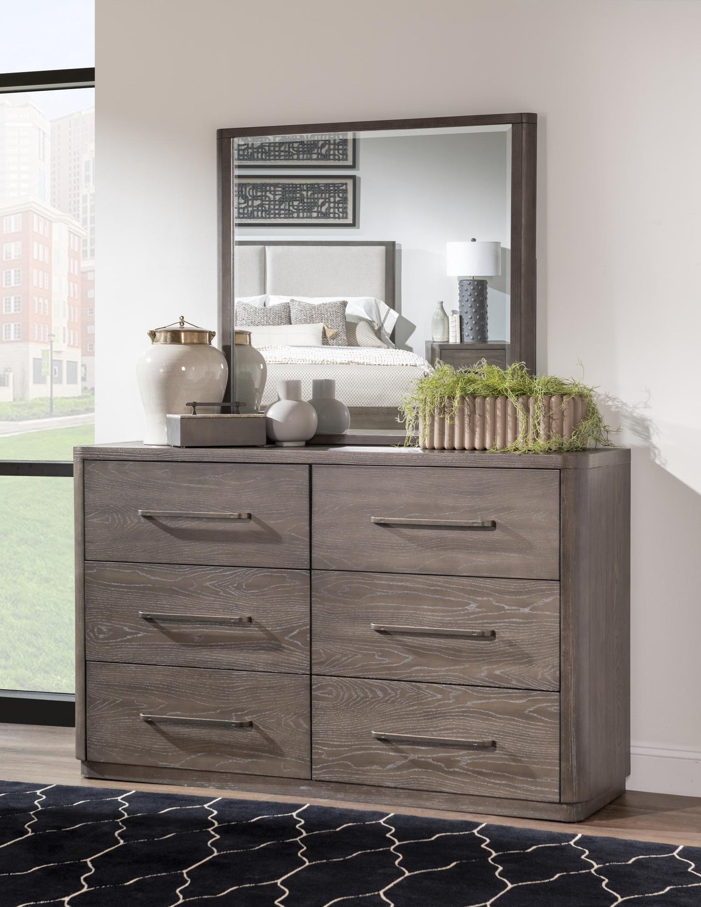 Horizons - Beveled Mirror - Deep Sable