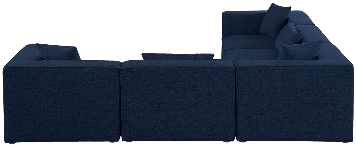 Cube - Linen 5 Piece Modular Corner Sectional