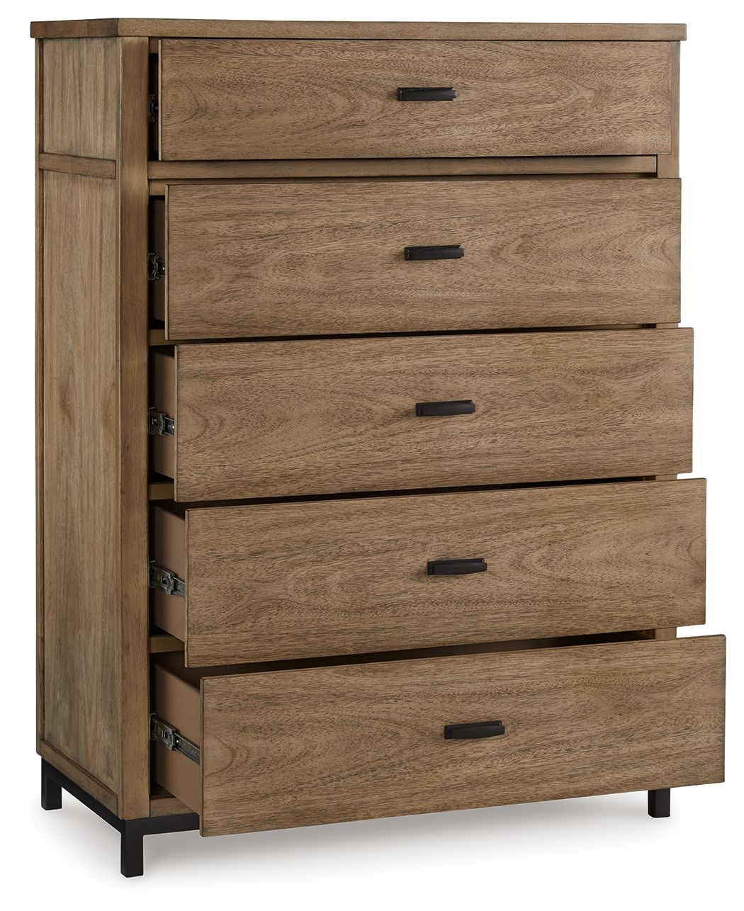 Tomtyn - Light Brown - Five Drawer Chest