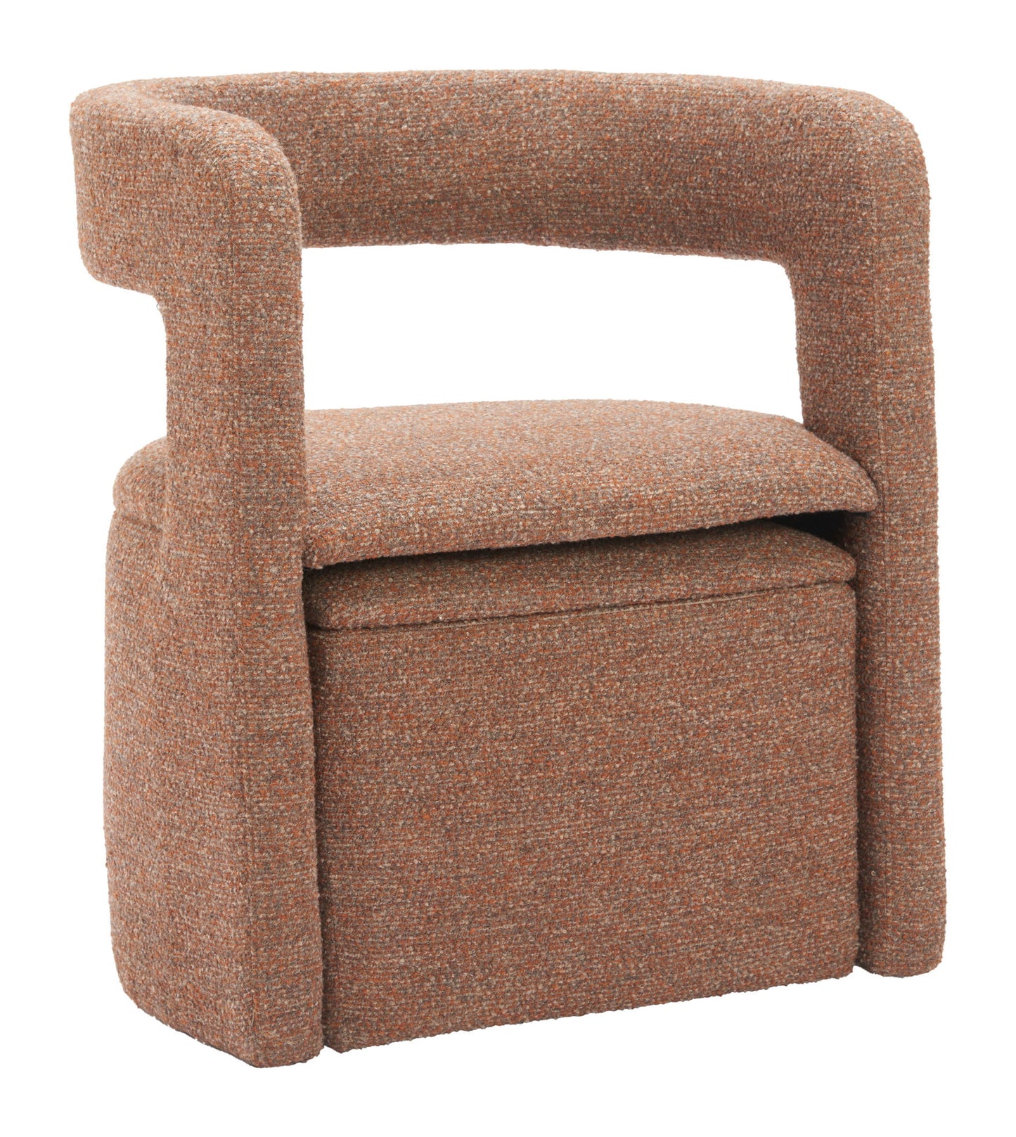 Atria - Accent Chair & Ottoman - Tawny Brown