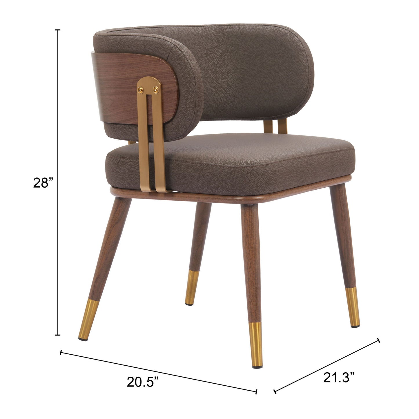 Brew - Dining Chair - Brown