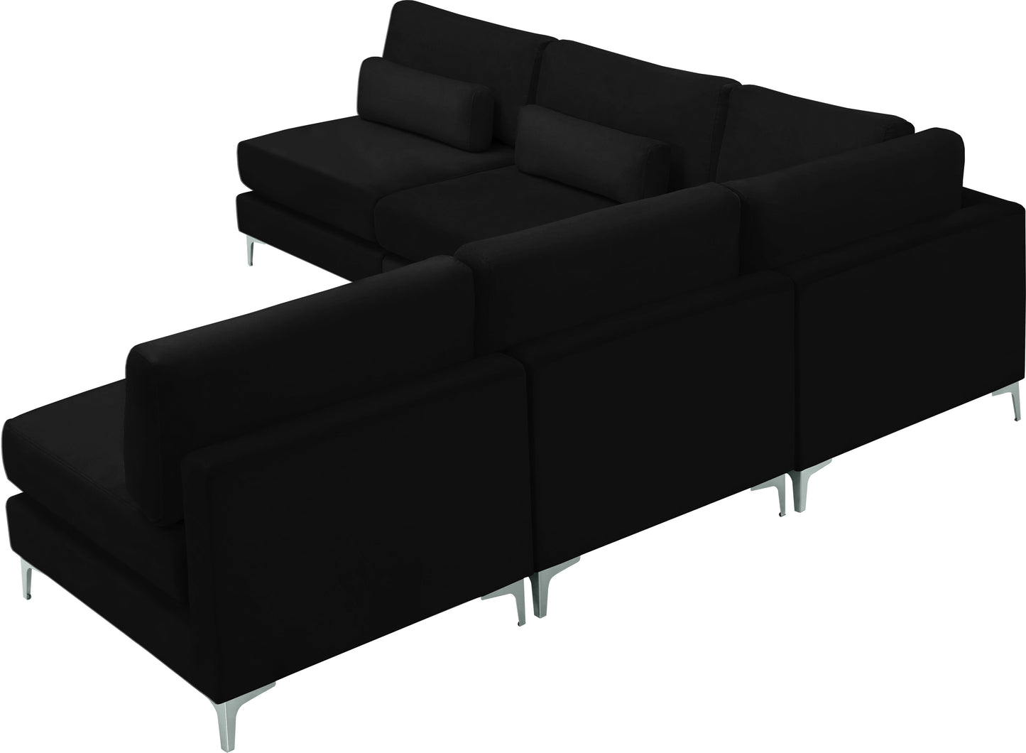 Julia - Modular Sectional - Black - Fabric