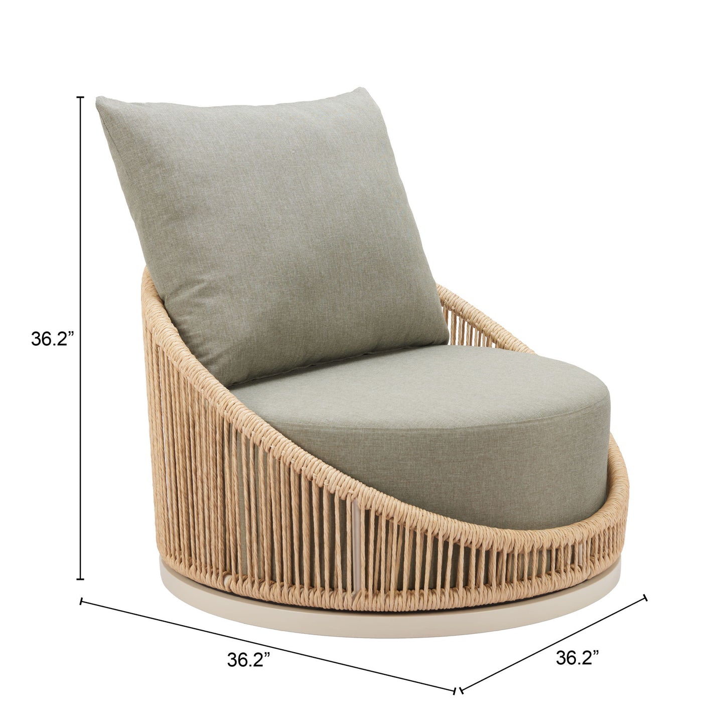 Cabana - Swivel Chair - Multicolor