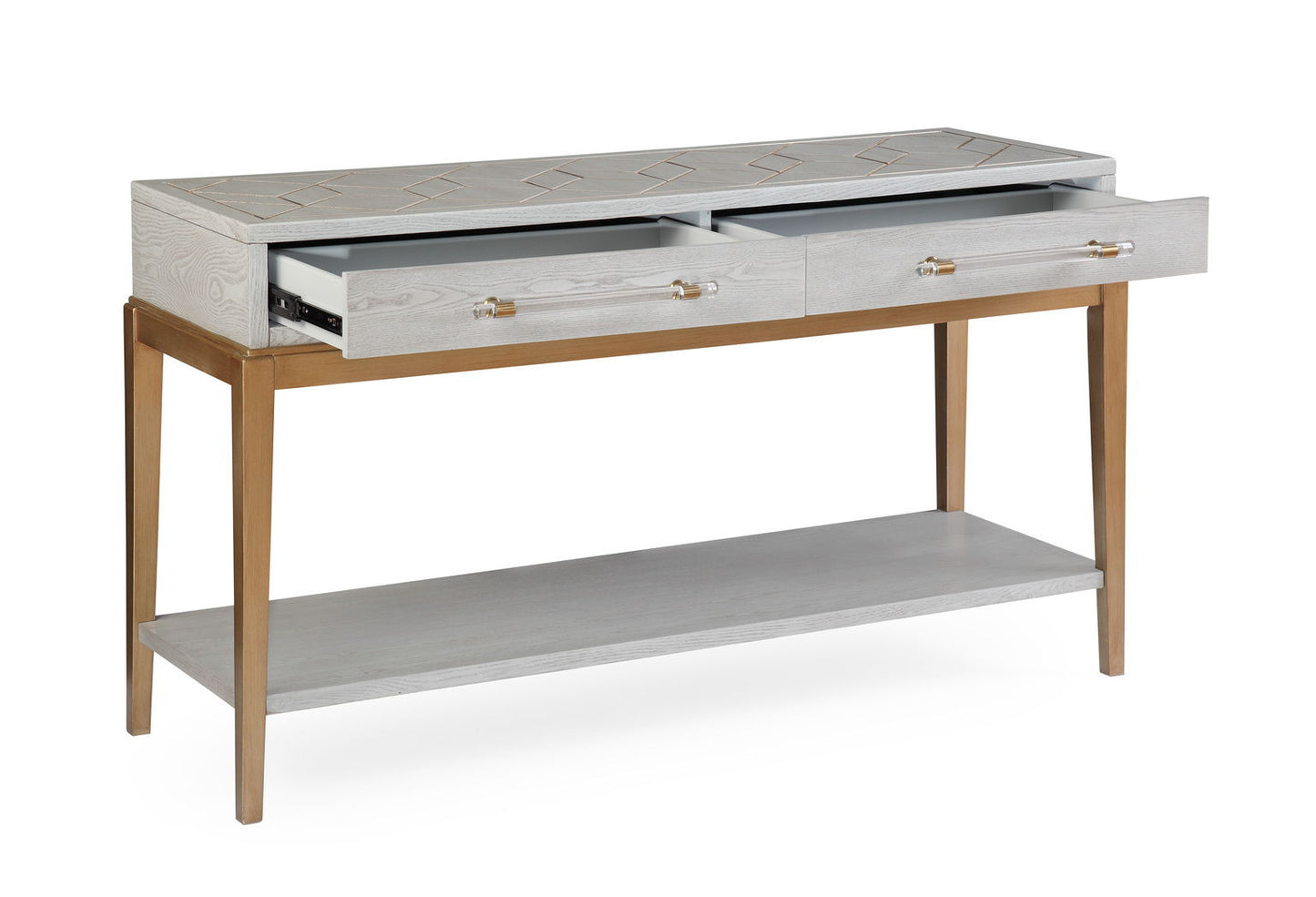 Perrine - Console Table - Silver