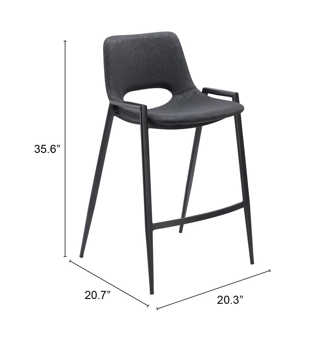 Desi - Counter Chair (Set of 2)