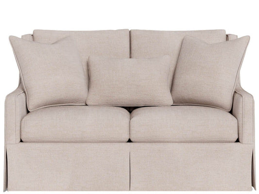 Hudson - Skirted Loveseat, Special Order - Beige