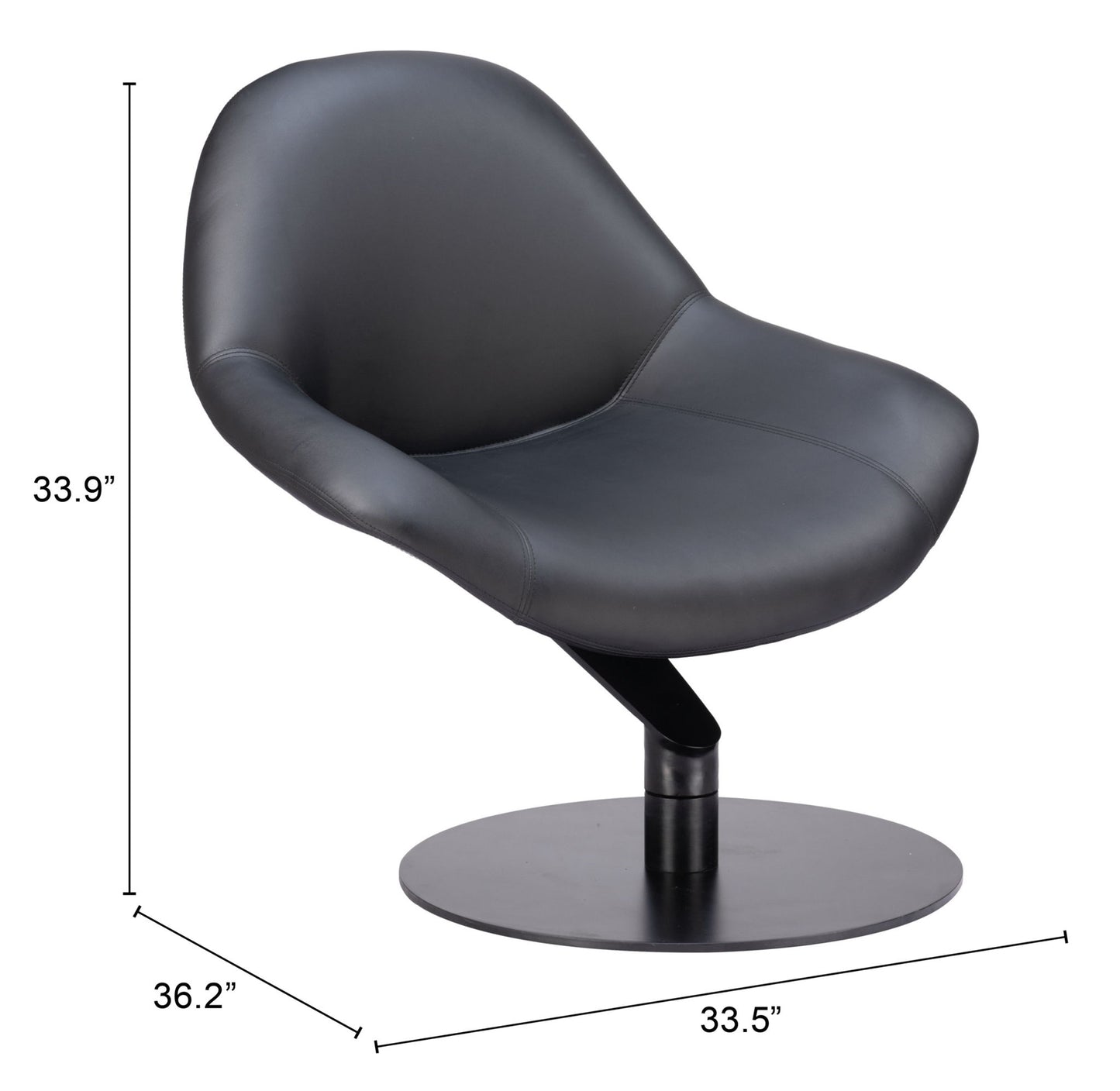 Poole - Accent Chair - Black