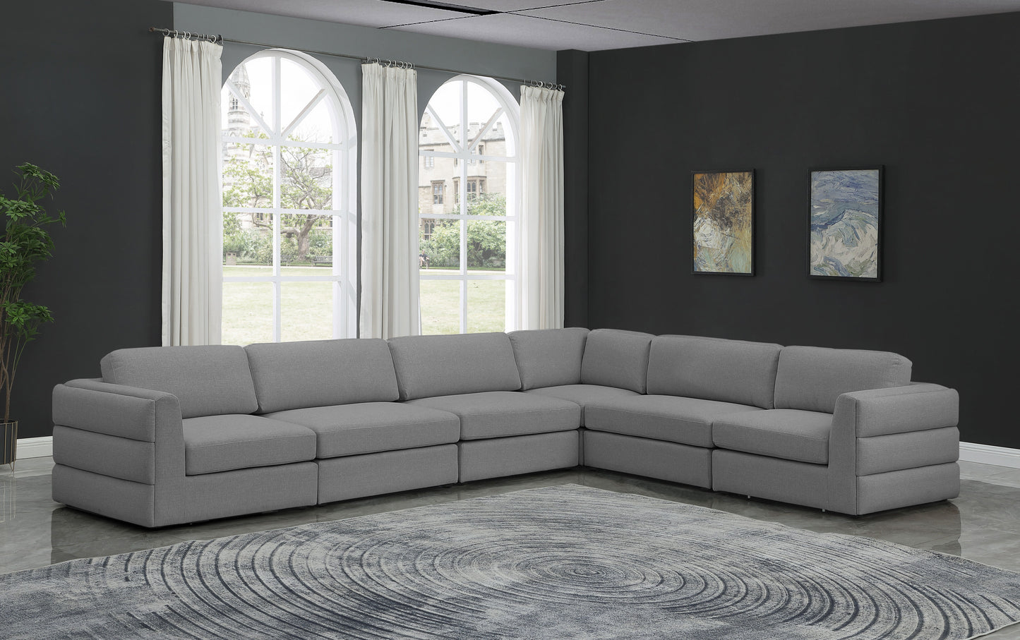 Beckham - Modular Sectional - Gray