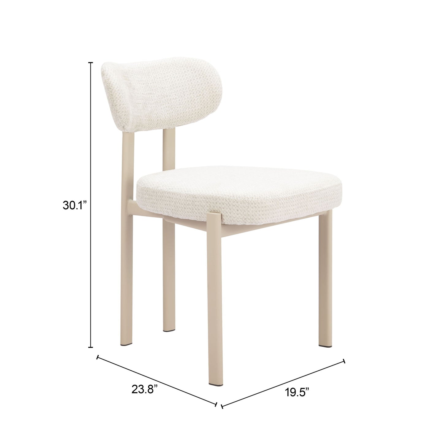 Aurea - Dining Chair (Set of 4) - Light Gray