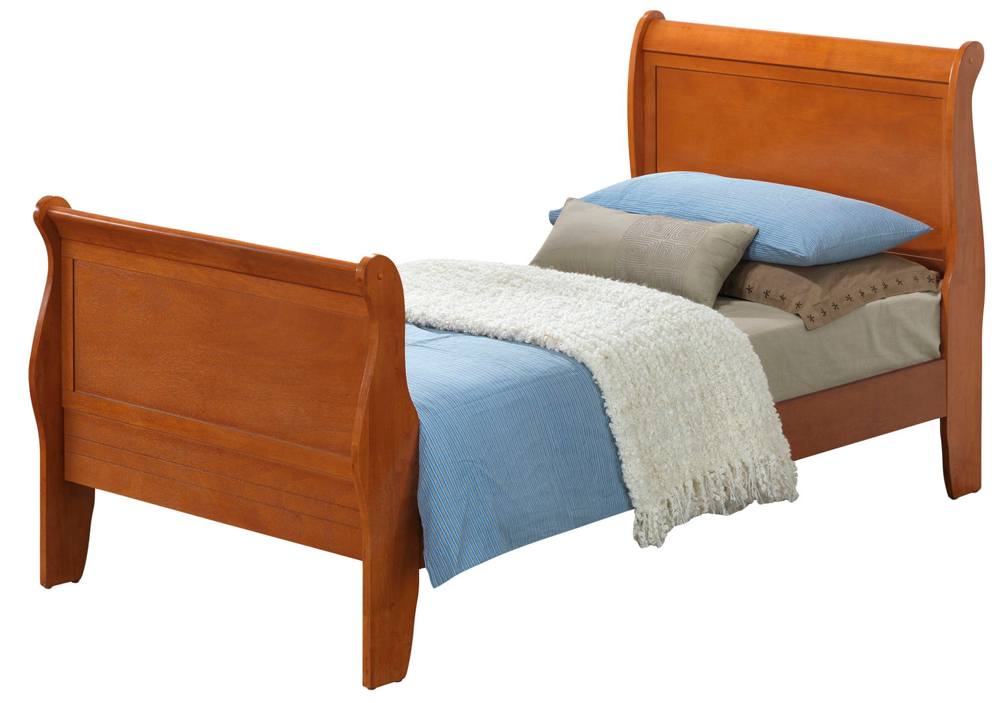 Glory Furniture - Louis Phillipe - Sleigh Bed
