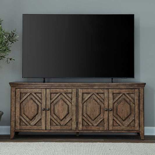 Carolina Park - 78" TV Console - Brown