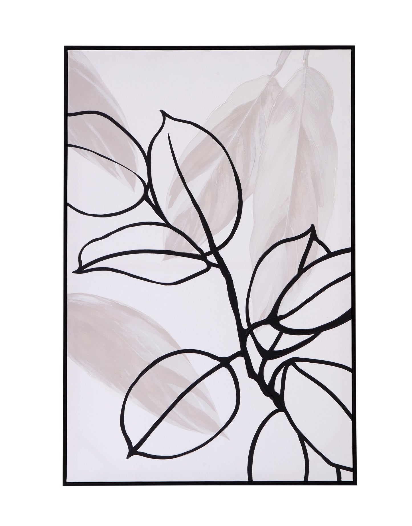 Harmony I Canvas Art - White