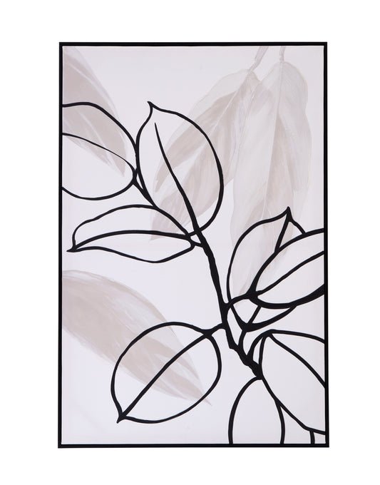 Harmony I Canvas Art - White