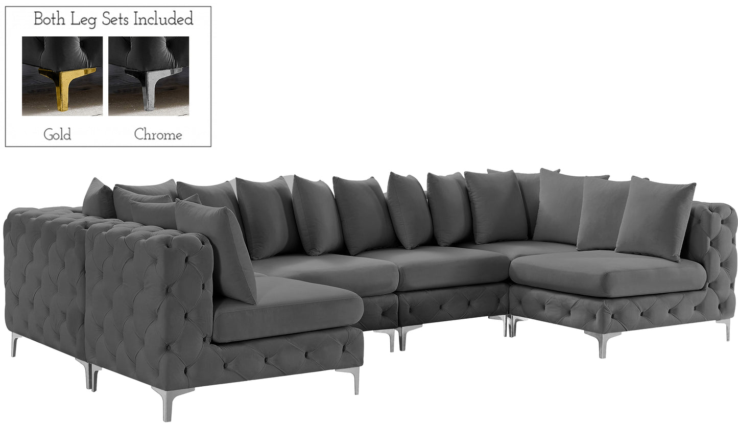 Tremblay - Modular Sectional 6 Piece - Gray - Modern & Contemporary