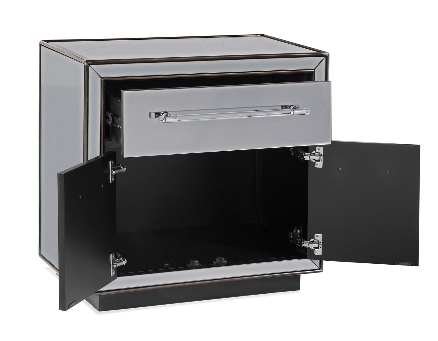 Trevor - Chairside Chest - Gray