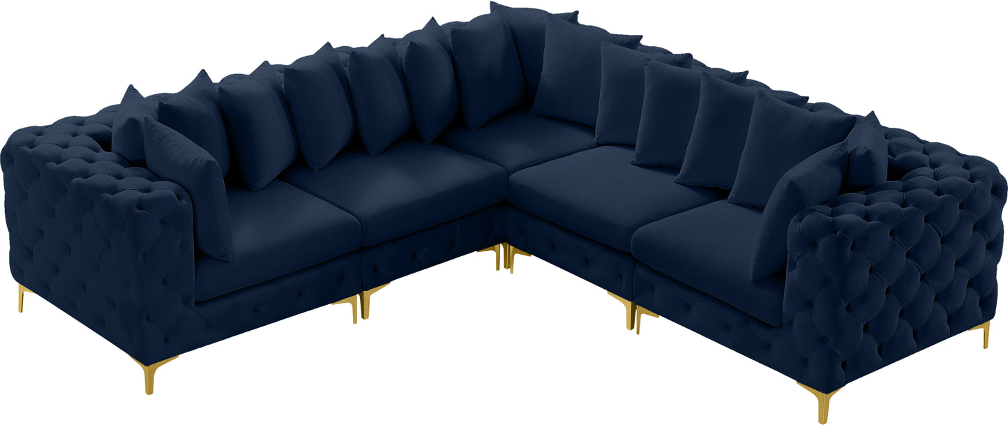 Tremblay - Modular Sectional 5 Piece - Navy