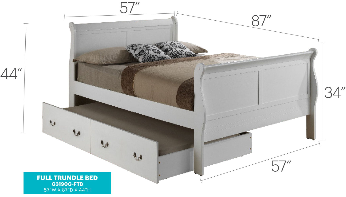 Glory Furniture - Louis Phillipe - Trundle Bed