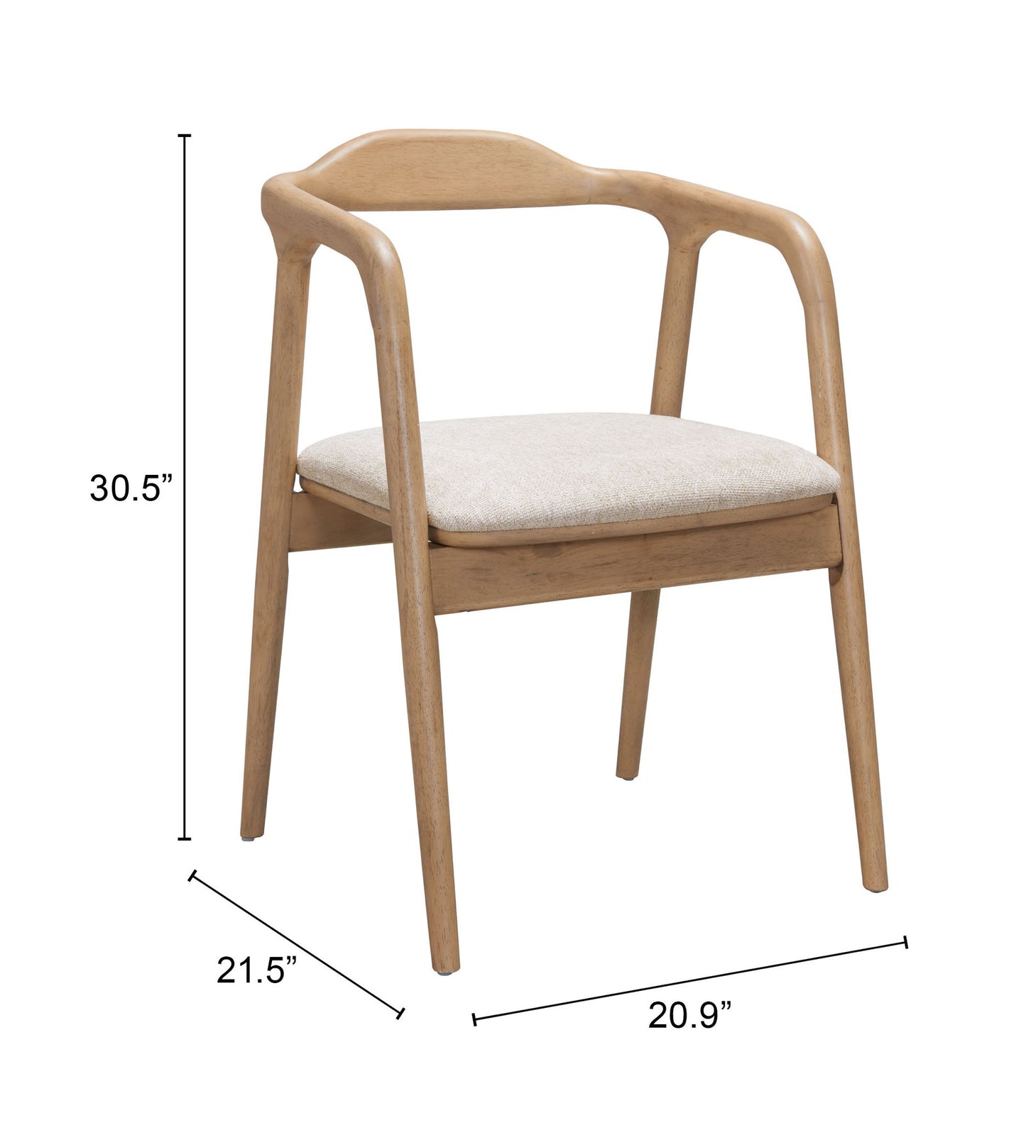 Hosoi - Dining Chair - Beige