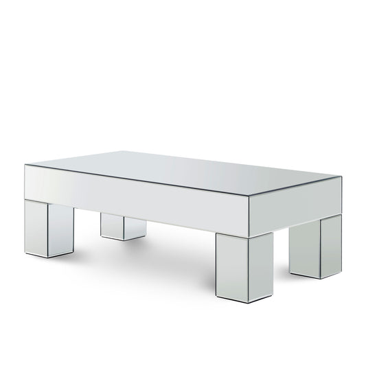 Lainy - Coffee Table - Pearl Silver