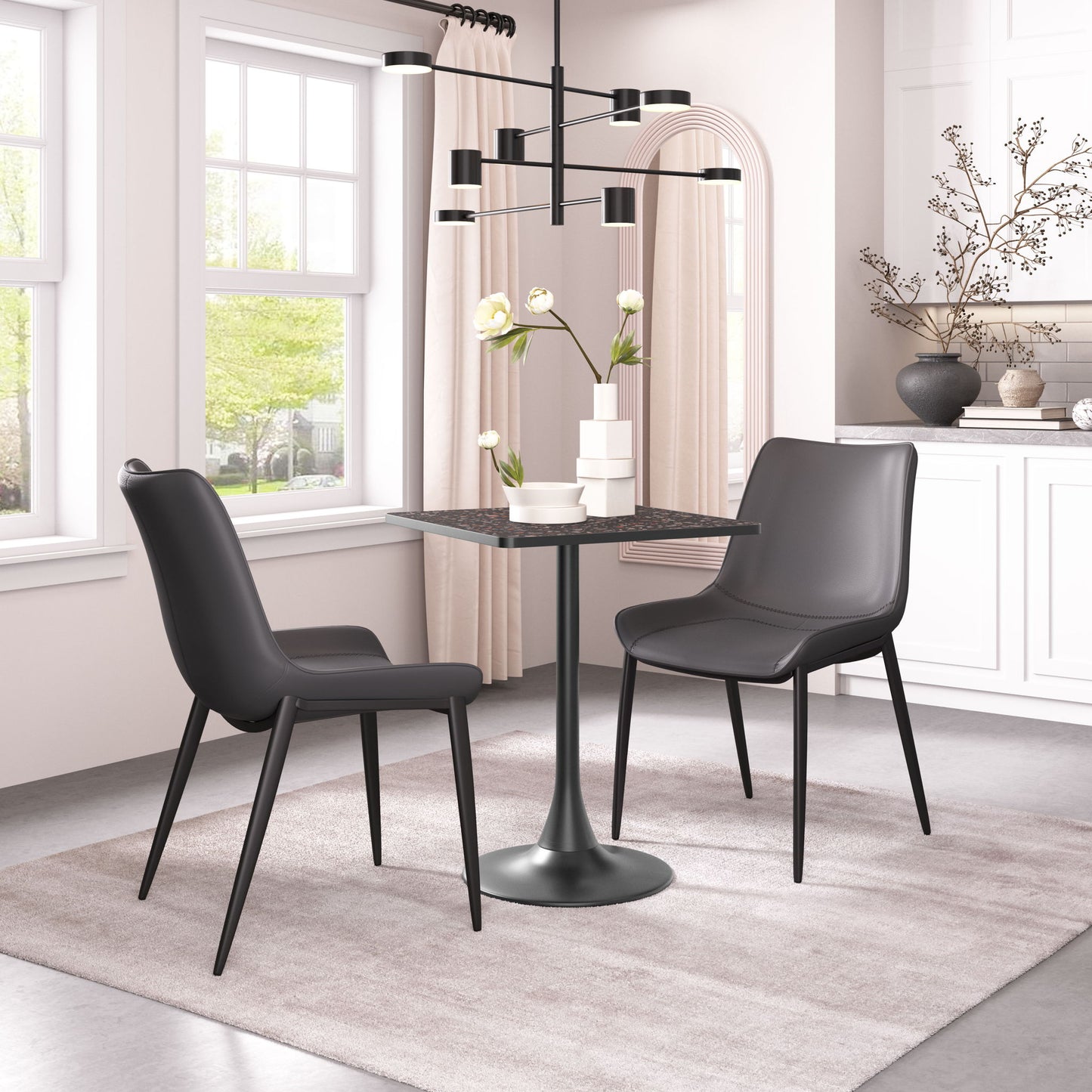 Magnus - Dining Chair (Set of 2) - Black