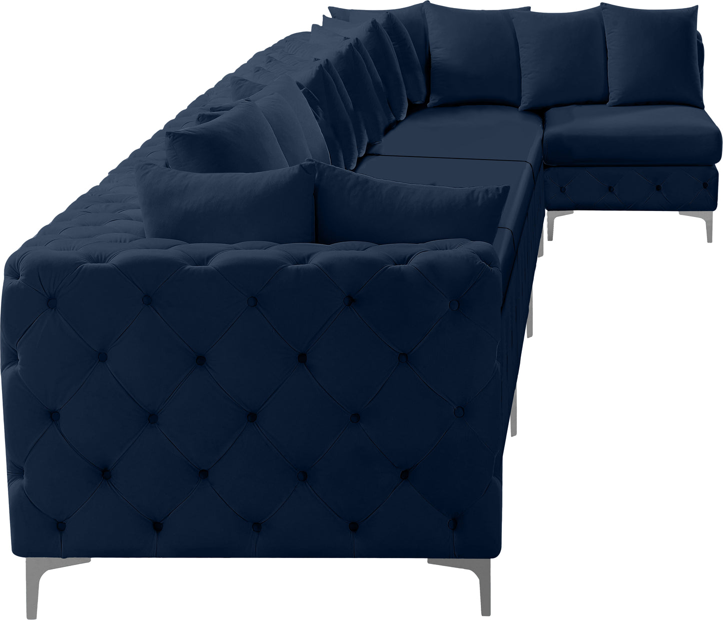 Tremblay - Modular Sectional 7 Piece - Navy - Modern & Contemporary