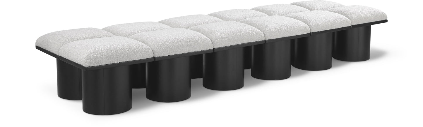 Pavilion - 12 Piece Modular Bench With Black Base