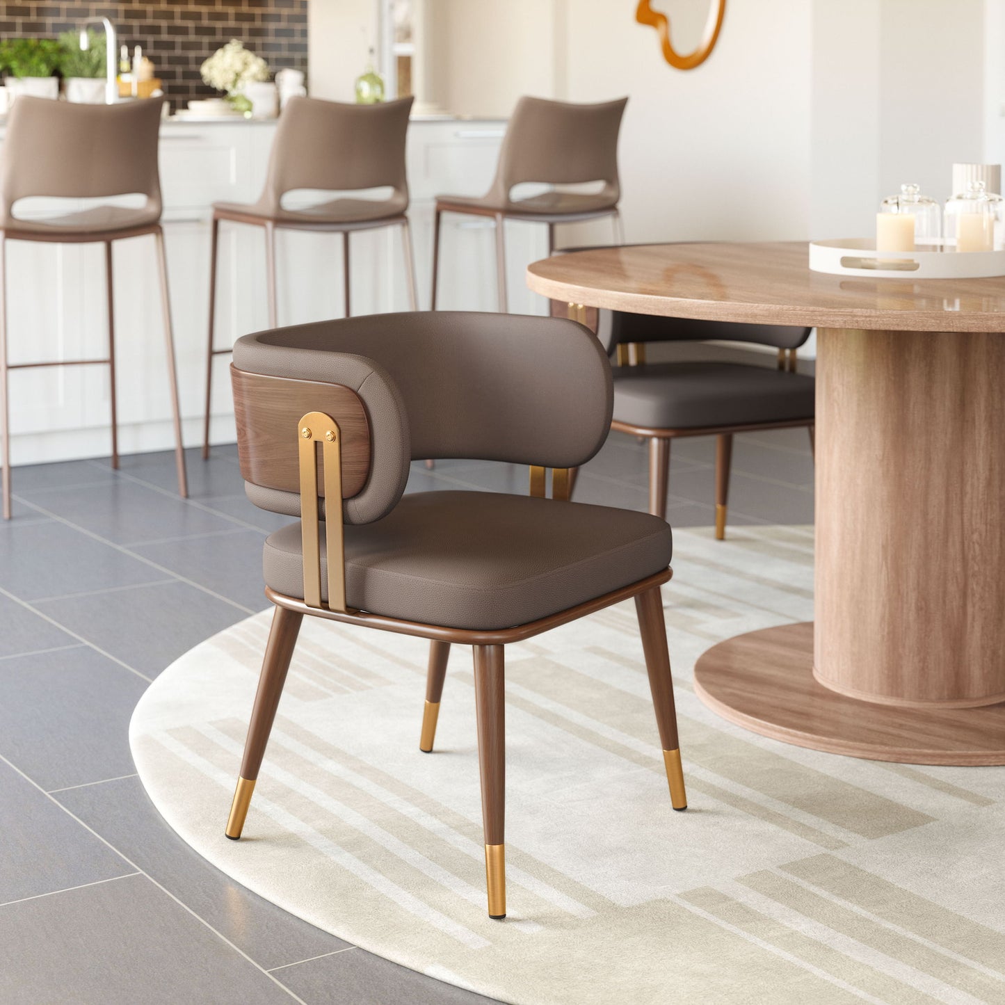 Brew - Dining Chair - Brown