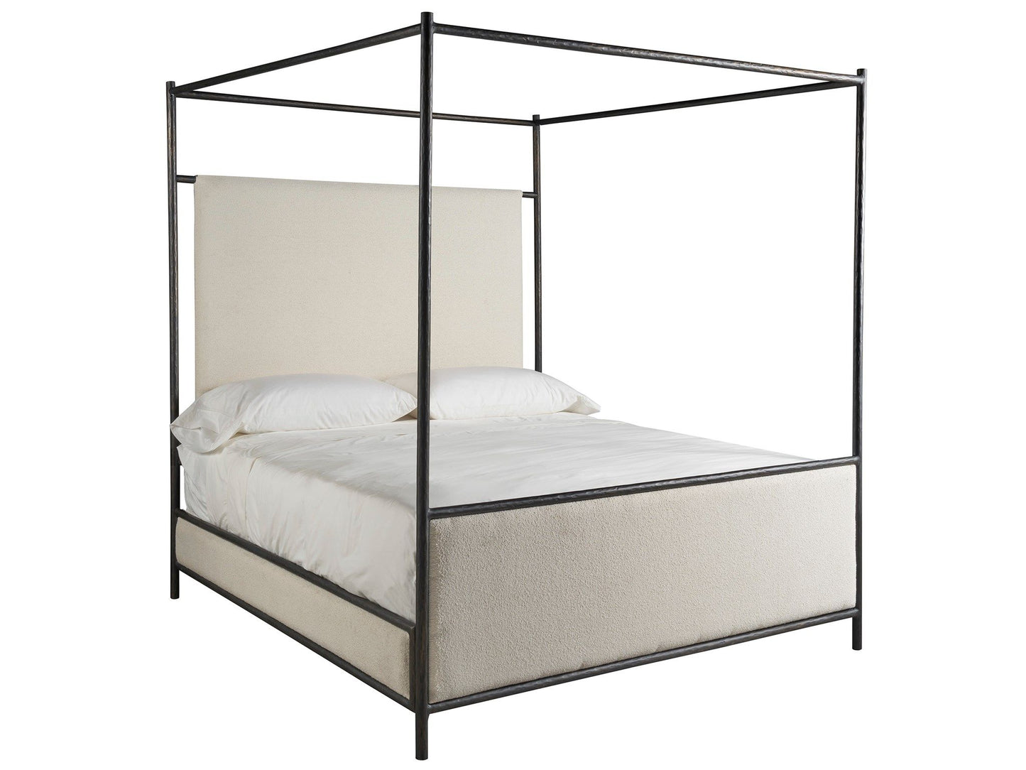 New Modern - Cascade King Canopy Bed - White