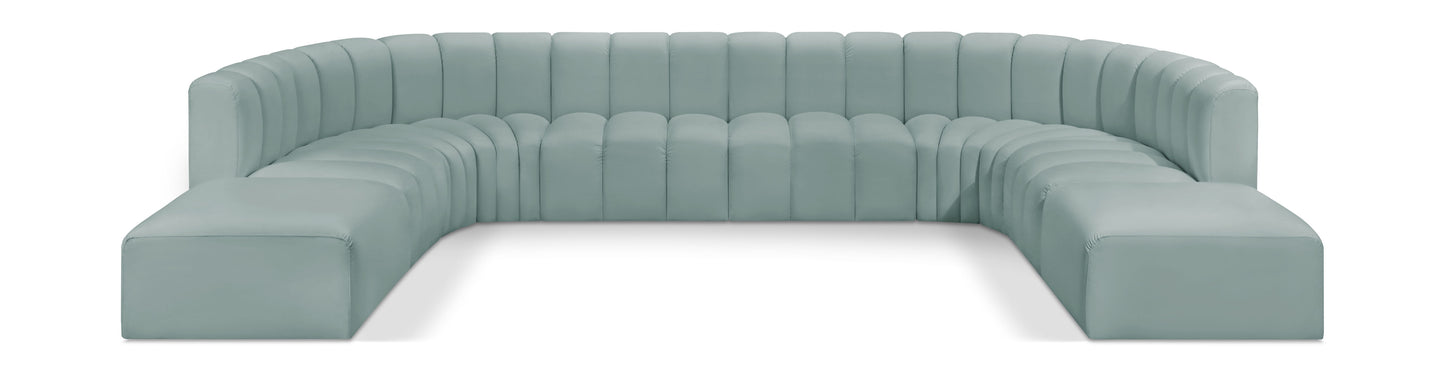 Arc - Faux Leather Modular Sectional