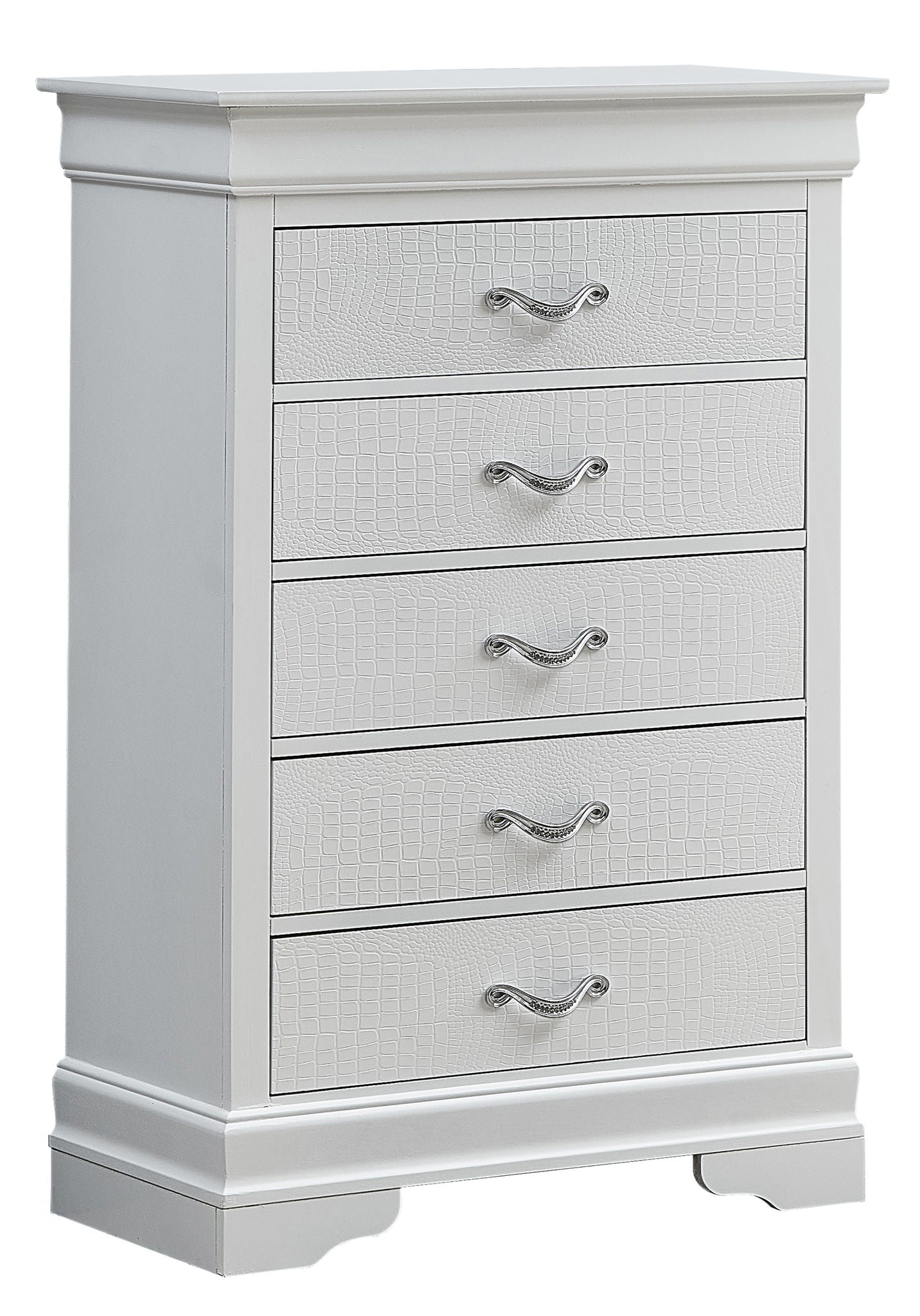 Lorana - 48" Chest - Silver Champagne