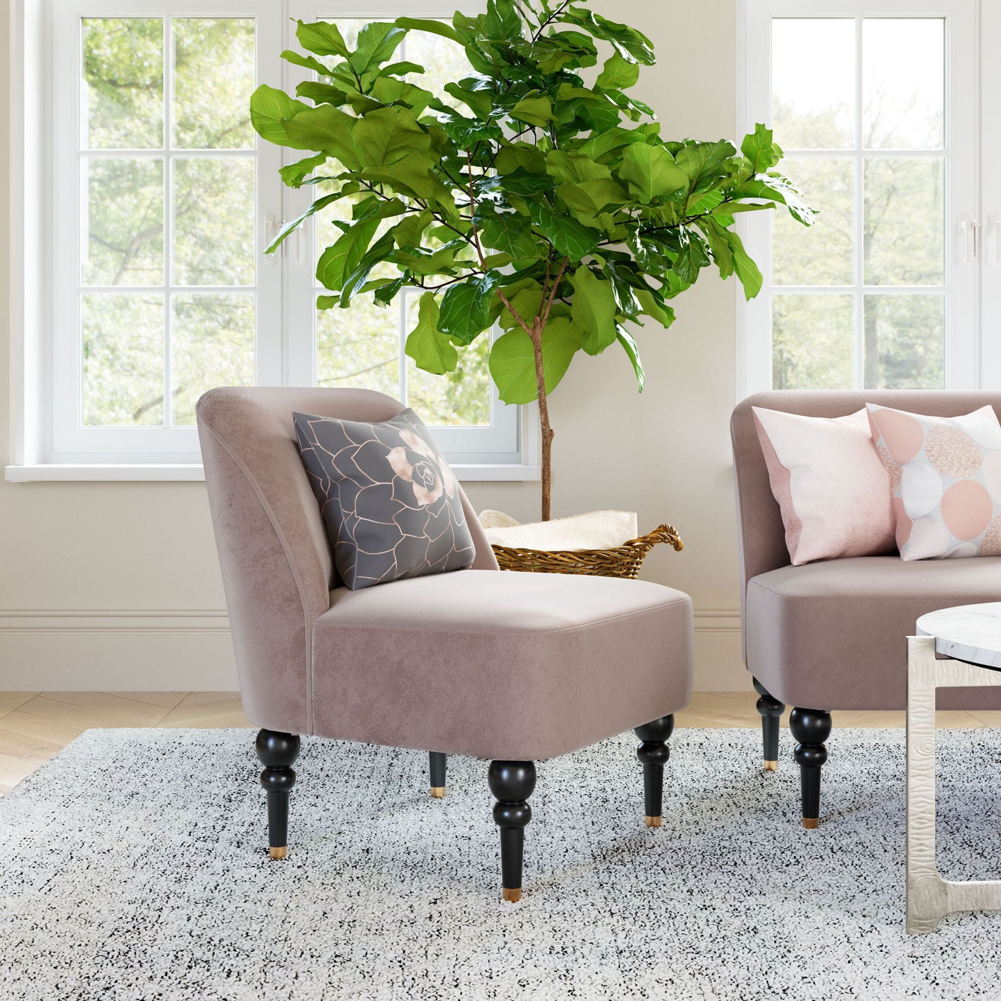 Bintulu - Accent Chair - Taupe